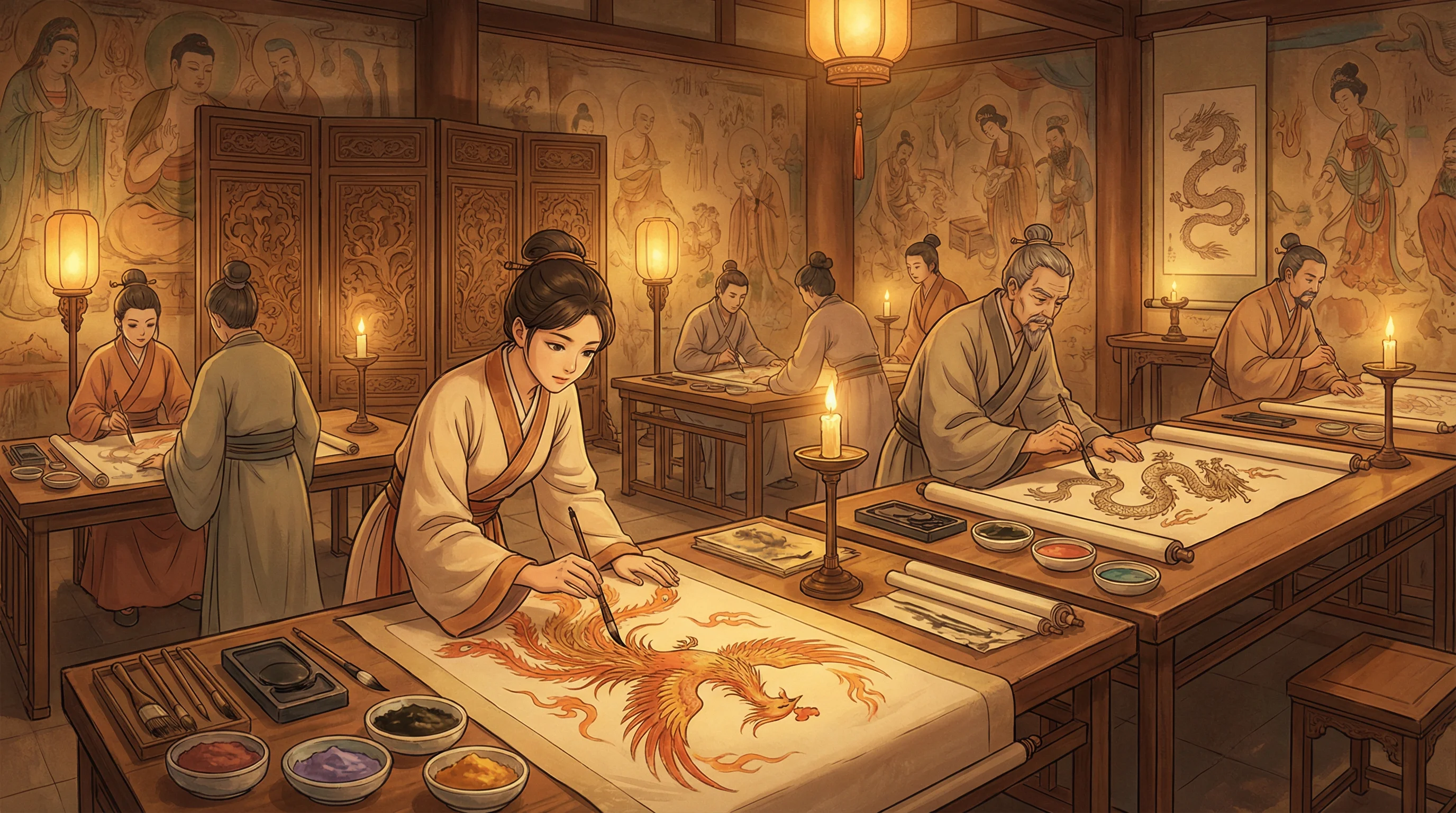画师入驻 - 梦幻西游知识老人 国风动漫画师